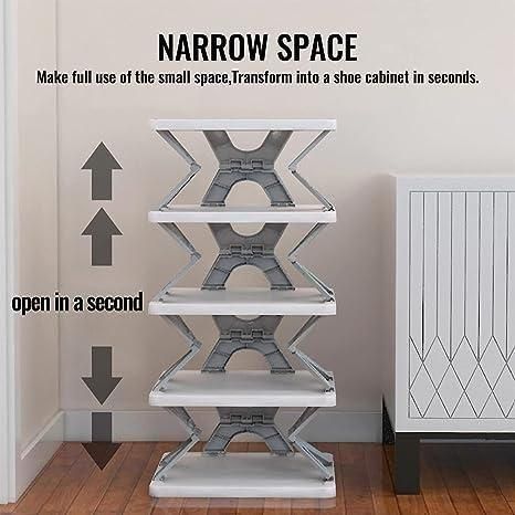 Smart Foldable 5 Layer Shoe Rack